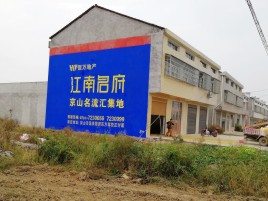 南涧农村墙体广告在不同形式上面展现的不同特色