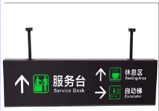 南涧吊牌灯箱制作流程。