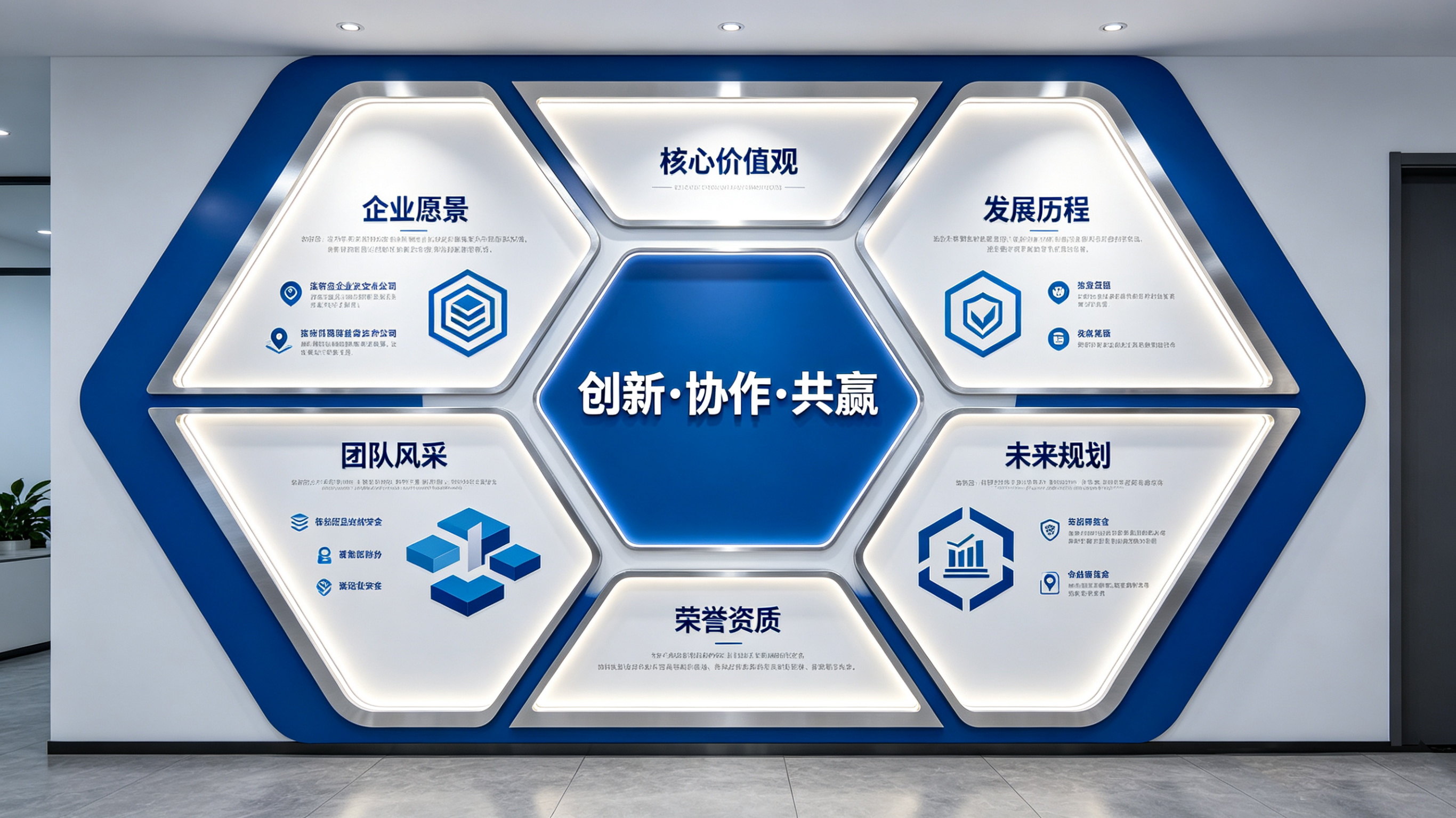 南涧企业文化墙六边形避坑指南（新手常犯5个错误）